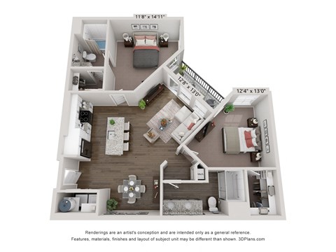 bedroom floor plan an opens a dialog